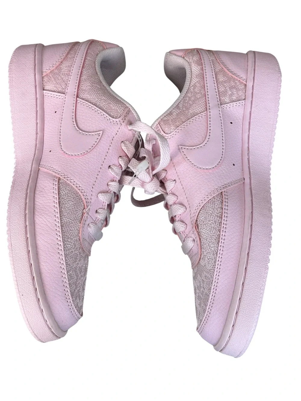 Nike Court Vision Low Women’s Pink Floral Sneakers Size 7.5